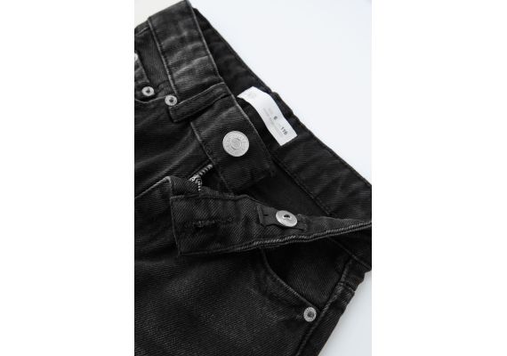 Zara Джинсы original fit denim trousers , Цвет: Черный, Размер: 11-12 лет (152 см), изображение 3