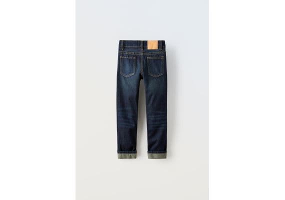 Zara Джинсы original fit denim trousers , Цвет: Синий, Размер: 6 лет (116 см), изображение 7