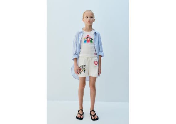 Zara Топ powerpuff girls™ , Цвет: Белый, Размер: 6-7 лет (120 см), изображение 4