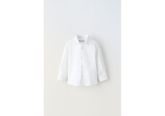 Zara Рубашка super stretch shirt , Цвет: Белый, Размер: 1½ лет (86 см), изображение 2