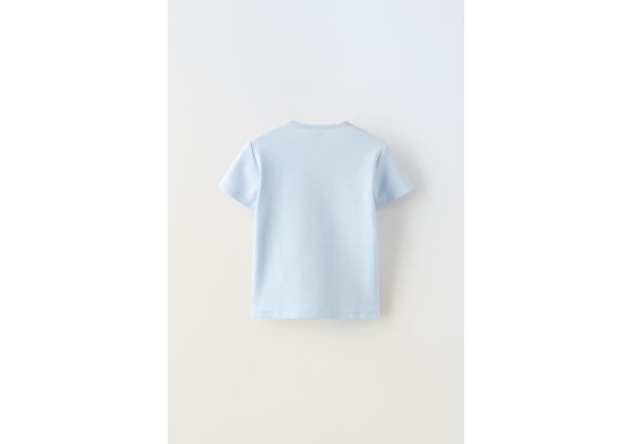 Zara Футболка с декоративными бусинами , Цвет: Синий, Размер: 6-7 лет (120 см), изображение 2