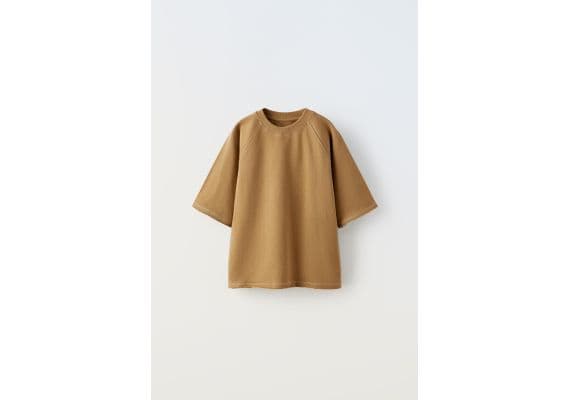 Zara Разорванный свитшот , Цвет: Коричневый, Размер: 6-7 лет (120 см)