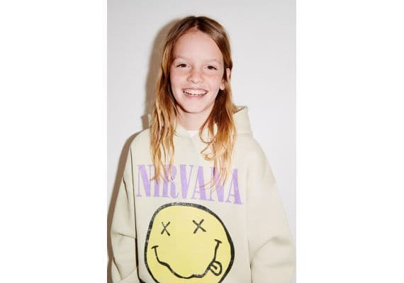 Zara Худи nirvana® , Цвет: Зеленый, Размер: 11-12 лет (152 см)