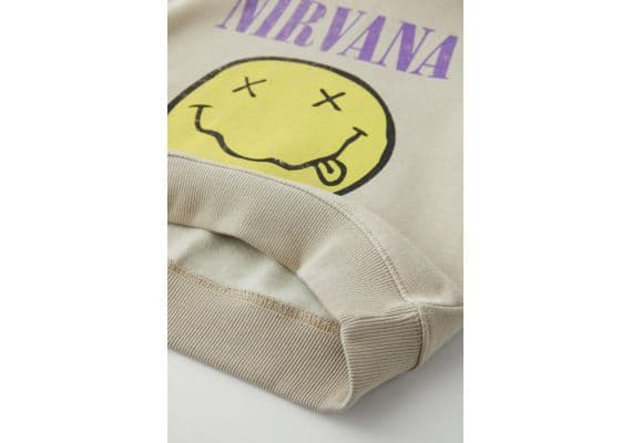 Zara Худи nirvana® , Цвет: Зеленый, Размер: 11-12 лет (152 см), изображение 4