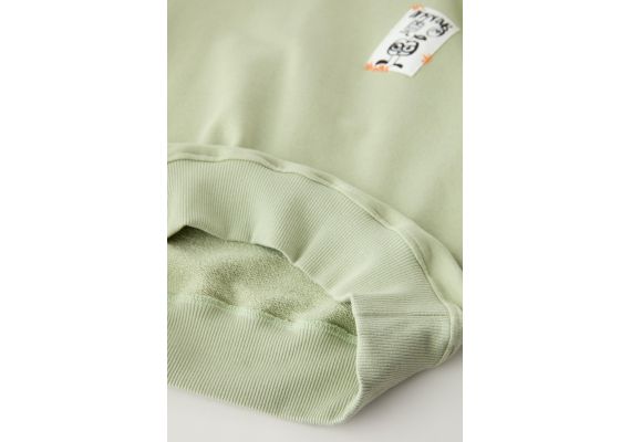 Zara   patch label sweatshirt , Цвет: Зеленый, Размер: 6-7 лет (120 см), изображение 5