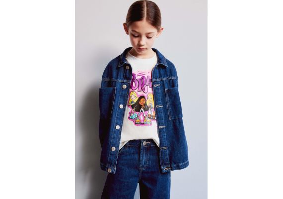 Zara Футболка bratz® , Цвет: Белый, Размер: 9-10 лет (140 см), изображение 3