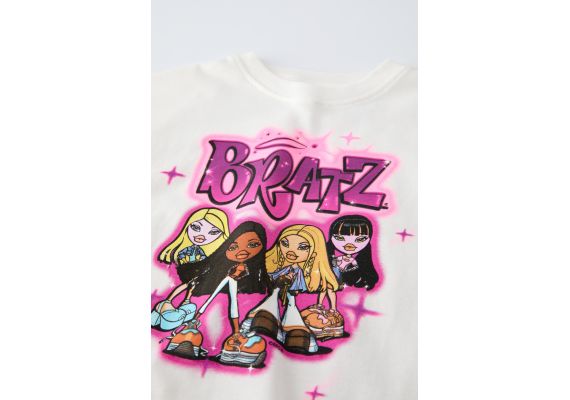 Zara Футболка bratz® , Цвет: Белый, Размер: 6-7 лет (120 см), изображение 6