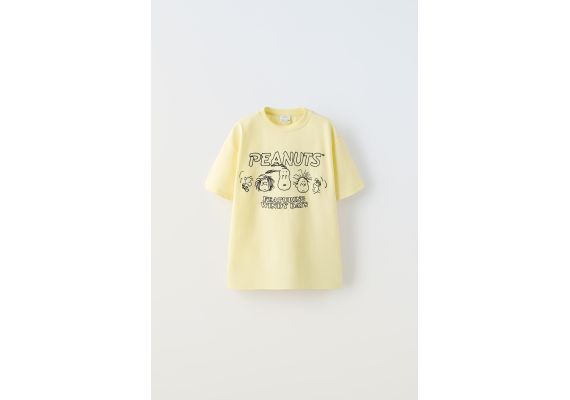 Zara Футболка snoopy peanuts™ , Цвет: Жёлтый, Размер: 6-7 лет (120 см), изображение 3