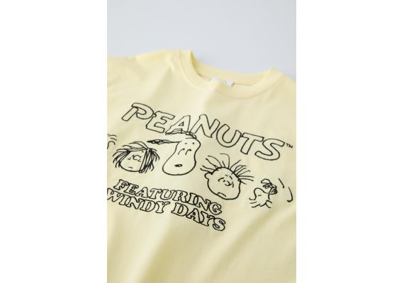 Zara Футболка snoopy peanuts™ , Цвет: Жёлтый, Размер: 9-10 лет (140 см), изображение 5