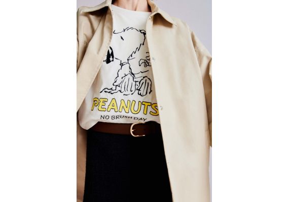 Zara Футболка snoopy peanuts™ , Цвет: Белый, Размер: 13-14 лет (164 см), изображение 2