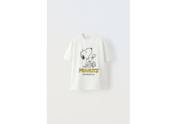 Zara Футболка snoopy peanuts™ , Цвет: Белый, Размер: 11-12 лет (152 см), изображение 3