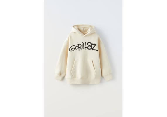 Zara Худи gorillaz © , Цвет: Белый, Размер: 13-14 лет (164 см), изображение 2