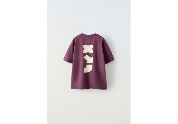 Zara Холодный код принт на футболке , Цвет: Оранжевый, Размер: 6-7 лет (120 см), изображение 2