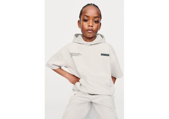 Zara   interlock plush hoodie and bermuda shorts co-ord , Цвет: multicolor, Размер: 6 лет (116 см), изображение 2