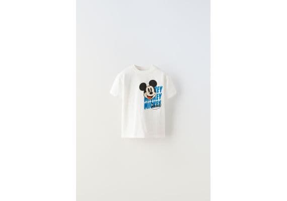 Zara Футболка mickey mouse © disney , Цвет: Белый, Размер: 9-12 месяцев (80 см)