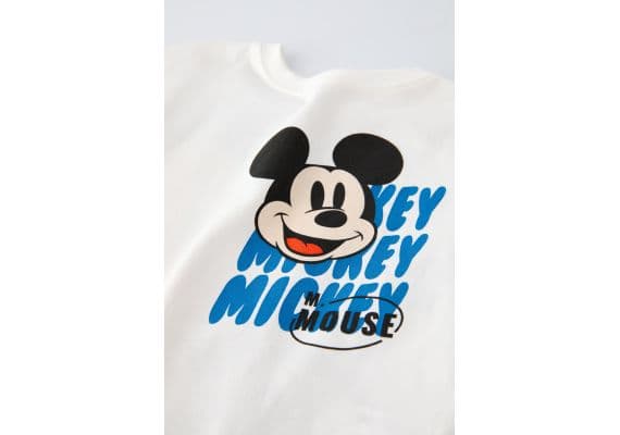 Zara Футболка mickey mouse © disney , Цвет: Белый, Размер: 9-12 месяцев (80 см), изображение 3