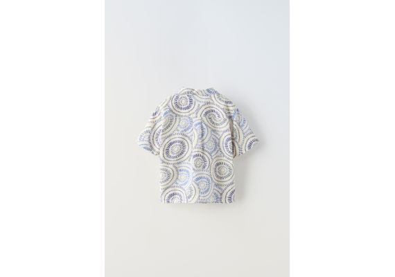 Zara Рубашка из печатного хлопка , Цвет: multicolor, Размер: 2-3 лет (98 см), изображение 2