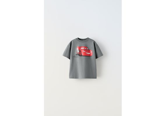 Zara Футболка cars lightning mcqueen © disney с круглым вырезом и короткими рукавами, Цвет: Серый, Размер: 1½ лет (86 см)