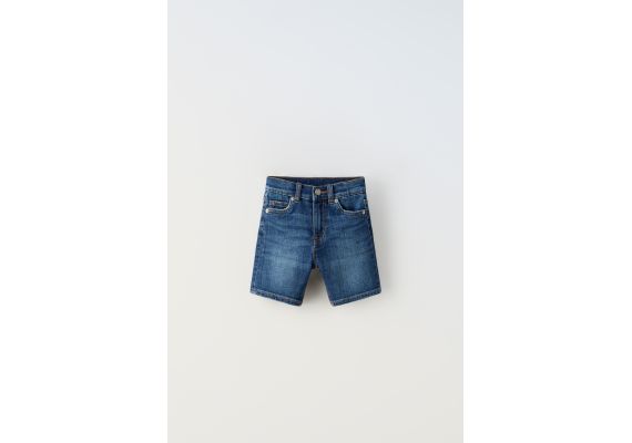 Zara Джинсовые бермуды с посадкой regular fit , Цвет: Синий, Размер: 6 лет (116 см)