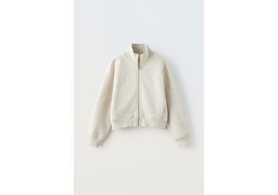 Zara Куртка true neutrals с молнией , Цвет: Серый, Размер: 6-7 лет (120 см), изображение 5