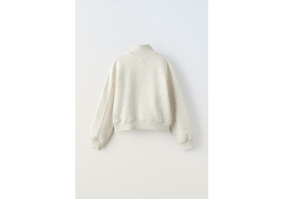 Zara Куртка true neutrals с молнией , Цвет: Серый, Размер: 13-14 лет (164 см), изображение 6