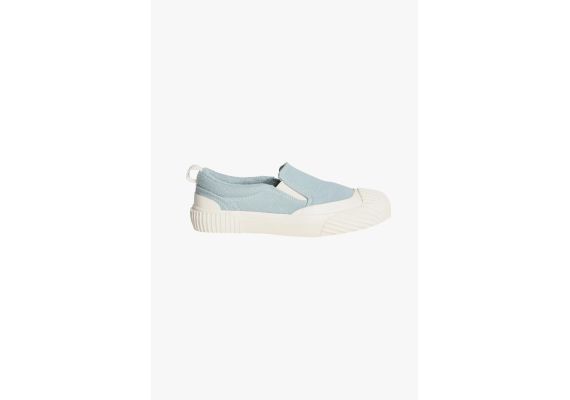 Zara Хлопковые кроссовки без шнуровки cttn lclss snkrs 12 , Цвет: Синий, Размер: 32 (20,3 см), изображение 2