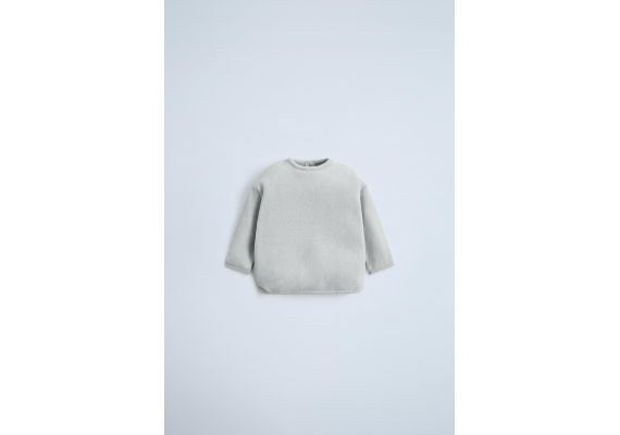 Zara Футболка soft-touch , Цвет: Серый, Размер: 12-18 месяцев (86 см)