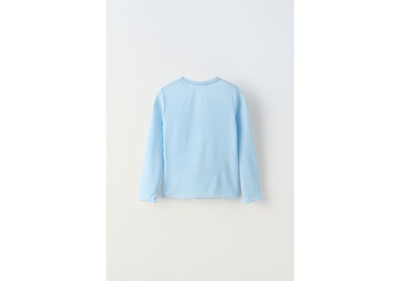 Zara Футболька tulle football t-shirt с тюлем , Цвет: Синий, Размер: 8-9 лет (130 см), изображение 2