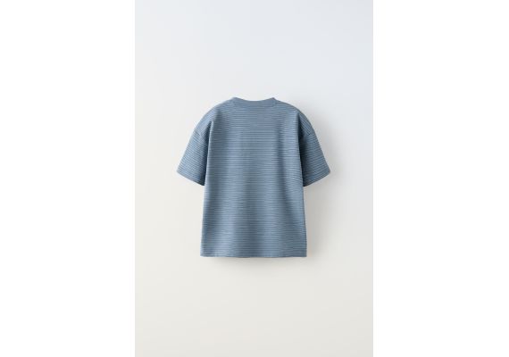 Zara 2-пакет полосатых футболок , Цвет: Синий, Размер: 9-10 лет (140 см), изображение 3