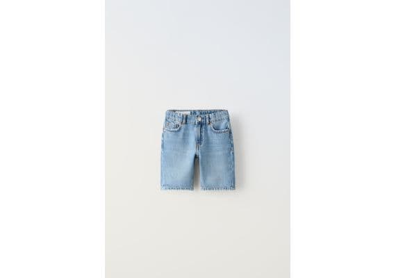 Zara Джинсовые бермуды original-fit , Цвет: Синий, Размер: 6 лет (116 см), изображение 3