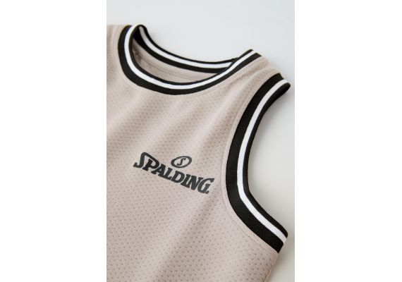 Zara Футболка spalding® с оборками, Цвет: Серый, Размер: 6-7 лет (120 см), изображение 5