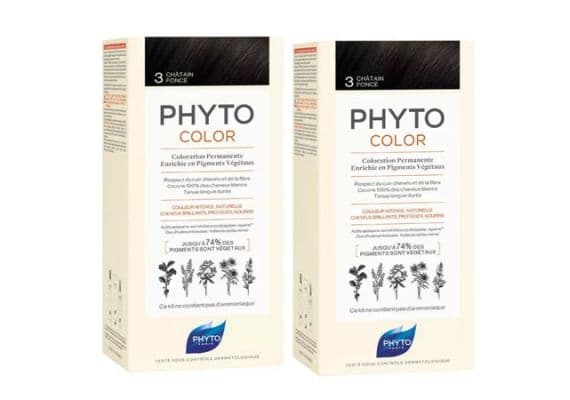 Краска для волос Phyto Phytocolor Herbal Hair Color 3 Темно-каштановый - 2 место со скидкой 40%