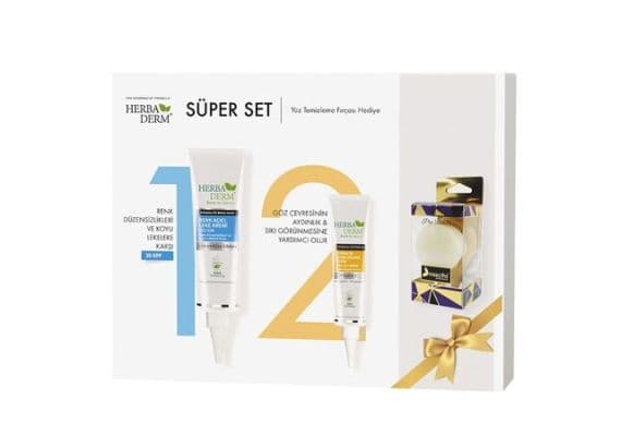 Herbaderm Super Set Кисть для очищения лица ПОДАРОК