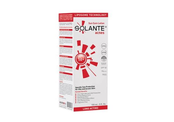 Solante Acnes Sun Care Lotion SPF 50+ 150 мл