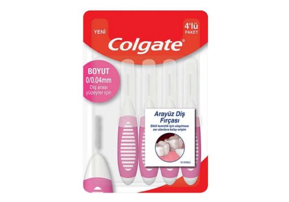 Colgate 4 мм интерфейсная щетка, 4 шт.