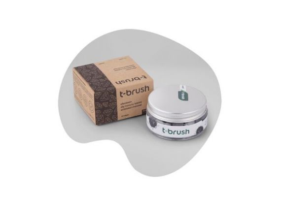 T-Brush Зубная паста с активированным углем без фтора 90 таблеток