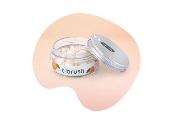 T-Brush Зубная паста без фтора со вкусом апельсина 90 таблеток