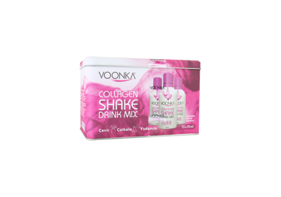 Voonka Collagen Beauty Shake Drink Mix 15x50 мл со вкусом апельсина и персика