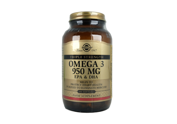 Solgar Omega 3 950 мг EPA и DHA 100 капсул