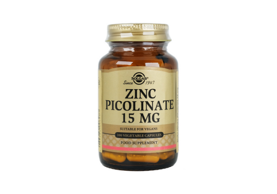 Solgar Zinc Picolinate 15 мг 100 капсул