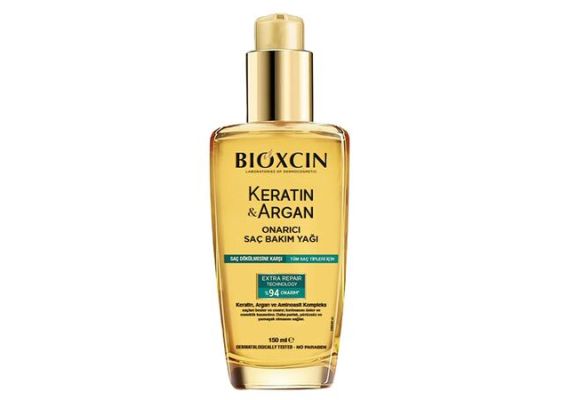 Масло для ухода за волосами Bioxcin Keratin and Argan Repair 150 мл
