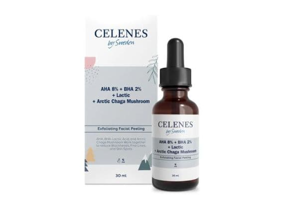 Celenes By Sweden AHA + BHA + лактин + гриб арктической чаги 30 мл