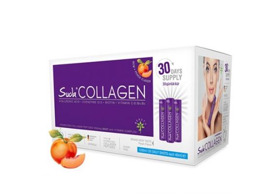 Suda Collagen - напиток со вкусом персика, 30х40 мл