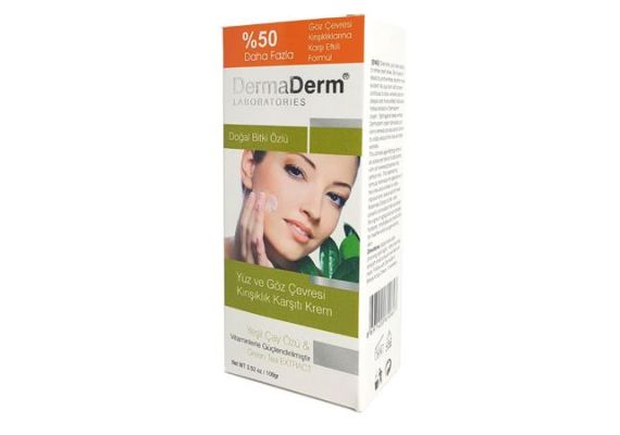 DermaDerm Крем против морщин для лица и контура глаз 100 гр