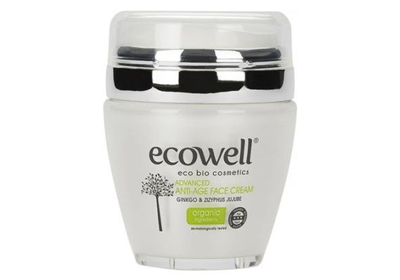 Омолаживающий крем для лица Ecowell Diamond Series с гинком 50 мл