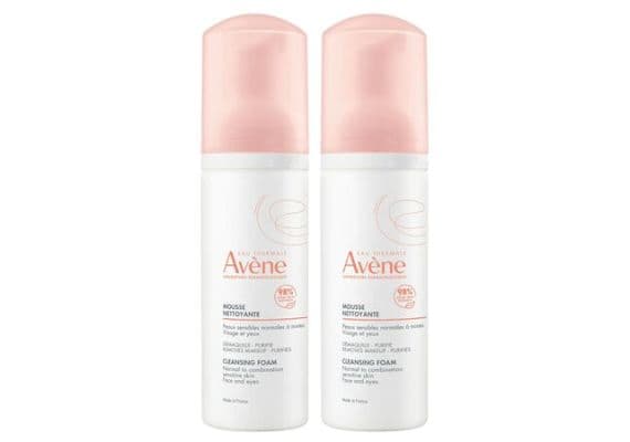 Avene Mousse Nettoyante Очищающая пенка для кожи 2x150 мл НАБОР