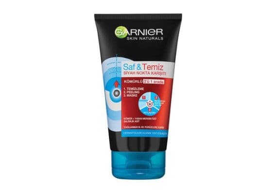 Garnier Pure and Clean Древесный уголь против черных точек 3-в-1 150 мл