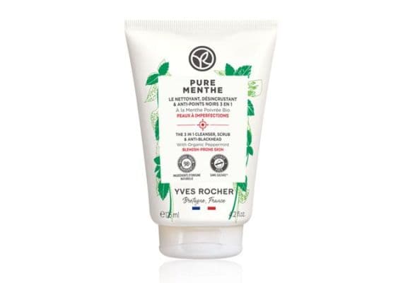 Yves Rocher Pure Menthe Пилинг-гель для умывания лица 125 мл