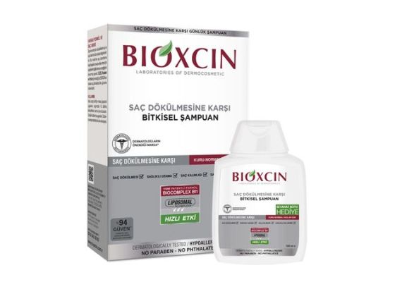 Bioxcin Classic Шампунь против выпадения волос (для сухих нормальных волос) 300мл + 100мл Подарок