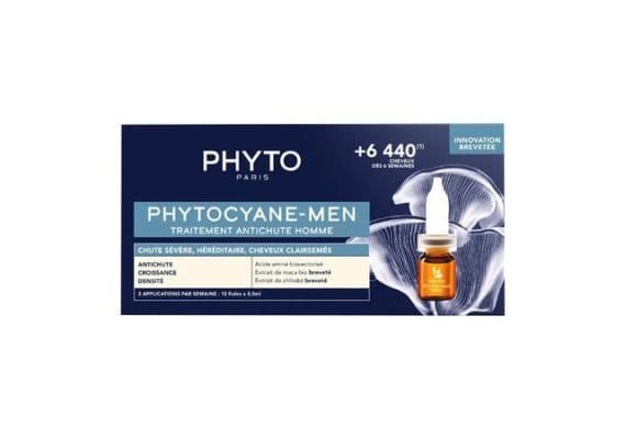 Phyto Phytocyane-Men Средство против выпадения волос для мужчин 12 ампул по 3,5 мл